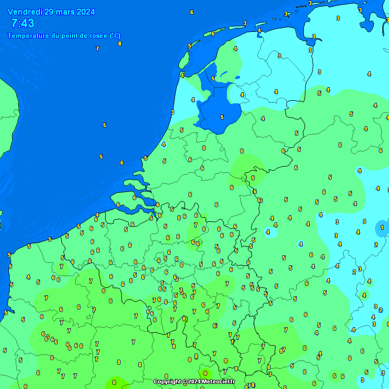 Temperature - point de rose