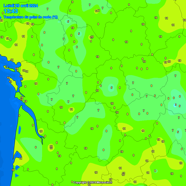 Temperature - point de rose